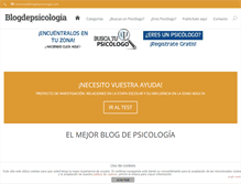 Tablet Screenshot of blogdepsicologia.com